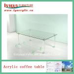 Unique acrylic desk;Acrylic coffee table;clear acrylic furniture