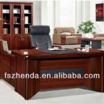 1.6m modern wood office table with keyboard shelf-ZD-1611
