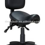 ST008 saddle office chair ,revolving saddle seat with backrest