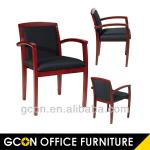 Upholstered wooden conference chairs-GSO-129CHY