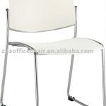 stakable chrome chair with PP seat n back