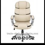 new design pu brown leather swivel office chair