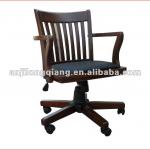 New Black PU Bentwood swing office chair