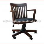 New Black PU Bentwood swing office chair-LQ-16