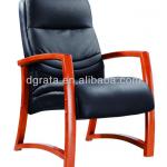 2013 leather office reception chairs is made by solid wood and genuine leather
