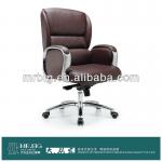 Comfortable leather revolving armchairs MR3002B