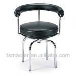 LC7 Swivel Chair by Le Corbusier PU/genuine leather aluminium LC7 Swivel chair for office /hotel/leisure places