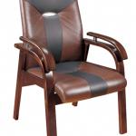 two color genuine leather conference chair,#3090