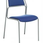blue fabric conference chair