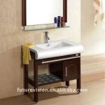 Modern simple bathroom cabinet wood furniture