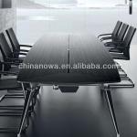 New design office meeting table / high quality oval-shape metal leg conference table