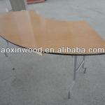 Serpentine conference table,folding table