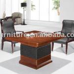 furniture GuangZhou/wooden square conference table of four people F1208-F1208