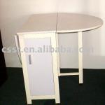 Foldable conference table