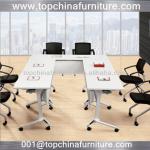 China high quality modern training table in flip top