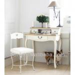 White pine wood office desk-JTFT088