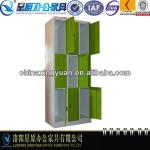 KD structure 9 door storage cabinet steel shoe lockers-CC-9T
