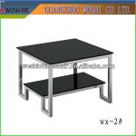 modern design glass tea table,tea table design-WX-2#