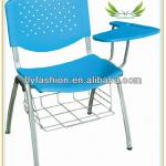 office training chair with writing pad/plastic chair-SF-43