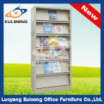 China hot selling school furniture library metal book rack