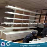 big modern mdf with painting sample showroom wall displays