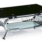 modern glass and stainless steel coffee table 309B#