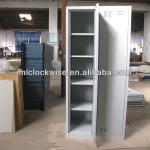 Knocked Down Office Metal Locker with Shelves