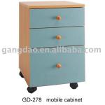 Steel office storage furniture lateral pedestal cabinet-GD-278