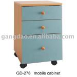 Steel office storage furniture lateral pedestal cabinet