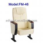 FM-46-1 Hot sale white color leather wooden chairs