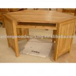 Solid Wooden Corner Table-JFOF