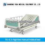 CE,ISO approved hospital bed with three functions