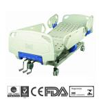 3 Crank Manual Hospital Bed with Central Brakes