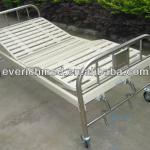 STAINLESS STEEL, DOUBLE CRANKS HOSPITAL BED