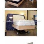 Electric lifting home care bed
