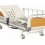 Three function electric hospital bed