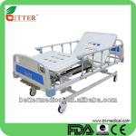 Three crank ABS manual hospital bed with three functions