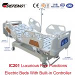 IC201 DC24V Safe Type Luxurious Five Functions bed hospital equipment