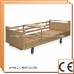 Factory Outlet! ISO CE approved 2 cranks wooden hospital bed