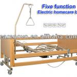 Five function homecare electric adjustable bed