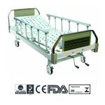 Two Crank Metal Hospital Bed with CE