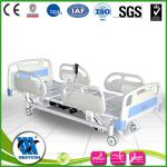 Electric clinical hospital bed with three functions