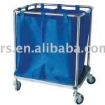 ZY22 Stainless Steel Linen Change Cart