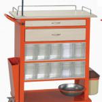 medicine, treatment and intervention trolley