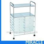 9 Plastic Drawers Cart-17C9NW