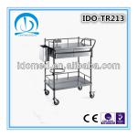 Stainless Steel Mobile Treatment Trolley With Drawers