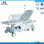 Hydraulic ABS emergency patient trolley