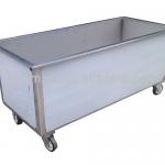 Stainless steel trolley for soaking