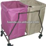 F-C22A Double Bags Laundry Trolley