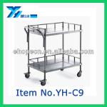 Hot Sale S.S. Hospital Multipurpose Nursing Trolley Medical Trolley YH-C9